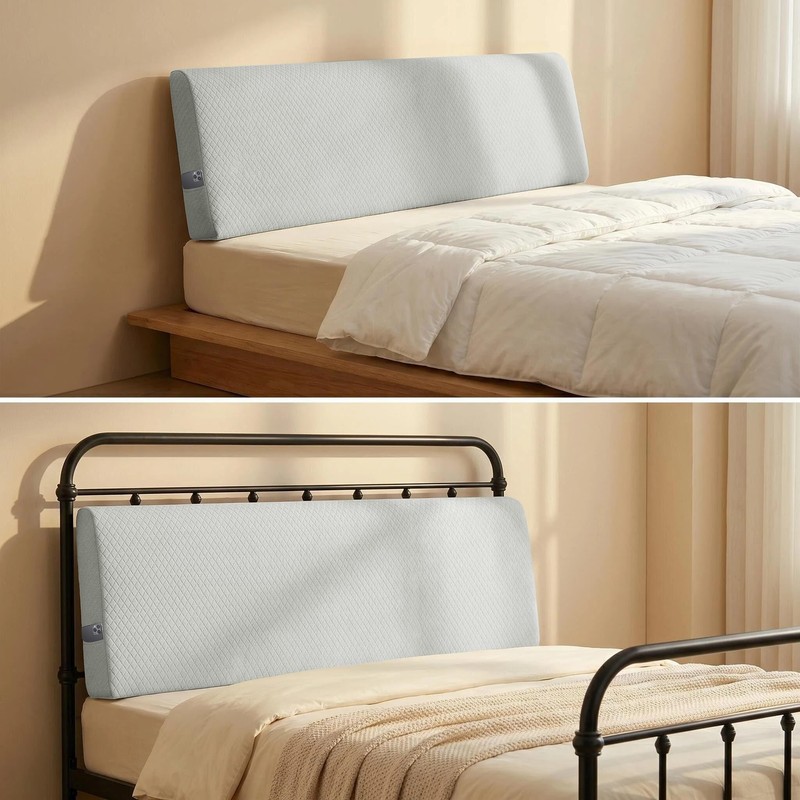 Kamellia No-Tools Headboard Pillow King Size – Instant Back Support