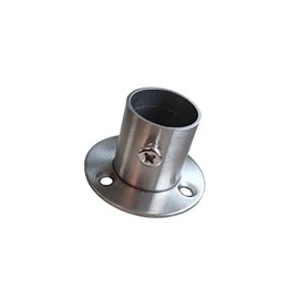 Flange Stainless Steel Flange Connection Wall Anchor Wall Flange Pipe Attachment Holder for Pipe for Indoor and Outdoor Use (19 mm) Pack of 1