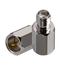 Vecys 4G Antenna Adapter SMA Female to FME Male Adapter for 2G 3G 4G LTE Antenna Router UMTS Mobile Broadband Hsdpa WLAN Wireless (Pack of 2)