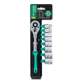 Takagi HSS-2 Socket Wrench Set with Holder, 0.3 inch (9.5 mm) Square (9.5 mm)