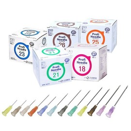 신창 멸균 주사침 21g 1-1/4인치 100개입 일회용니들 Shinchang Sterile Injection Needles 21g 1-1/4 inch 100 Pack Disposable Needles