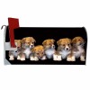 VWAQ Puppy Mailbox Covers Magnetic - Dogs Mailbox Wraps Decor