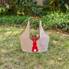 Pack of 2 Easter Baskets, Easter Felt Bags, Easter Bunny