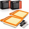 Frankberg 2 x Air Filter with Filter Insert Compatible with