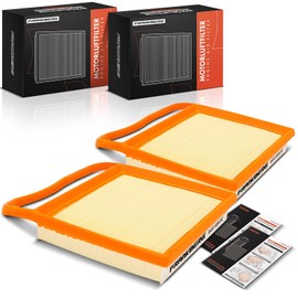 Frankberg 2 x Air Filter with Filter Insert Compatible with C-Class W205 C43 C400 C450 3.0L 2014-2021 E-Class W212 E400 3.0L 3.5L 2013-2016 Replace# 2760940504