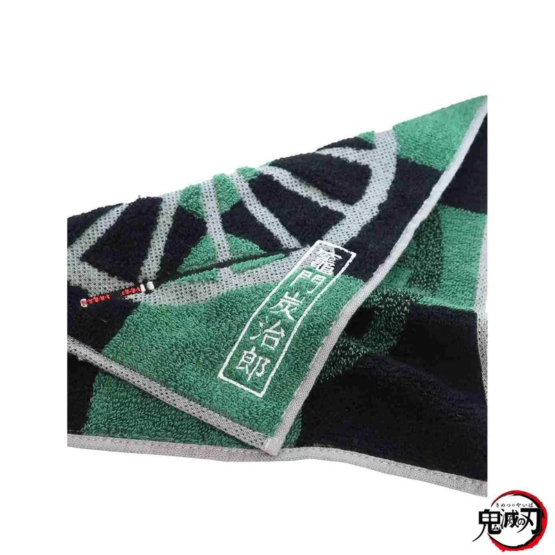 Bandai 4355000000 Mini-Towel, Tamoto Tanjiro Tsuba Series