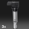 Frankberg 3 x Ignition Coils + 3 x Spark Plugs