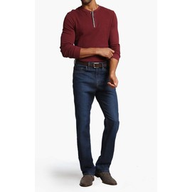 34 Heritage Men's Charisma Comfort Rise Relaxed Straight Leg Jeans, Dark Cashmere, 38 x 30
