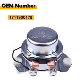 ELSOON 1711900179 12V Positive Battery Relay Compatible with Takeuchi TB230 TB235-2 TB240 TB250-2 TB260 TL10 TL12 TL230