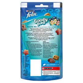 Felix Goody Bag Cat Treats Seaside Mix 60g (Pack of 8)