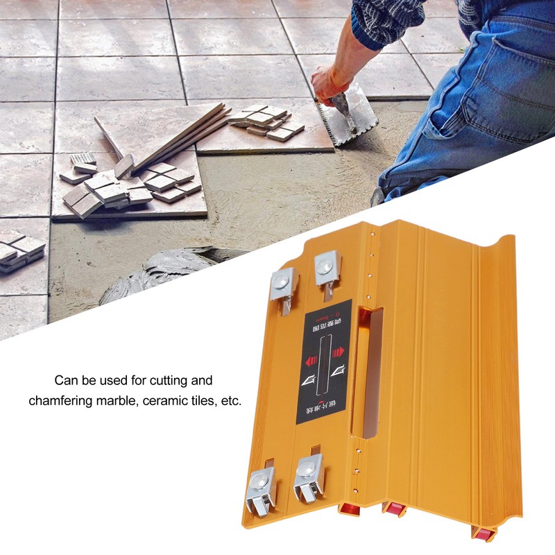 Ceramic Tile Chamfering Tool 45 Degree Aluminum Alloy Marble Cutting
