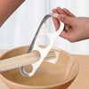Ainkou 4-Hole Stainless Steel Spaghetti Measure Tool Sturdy Pasta Measuring