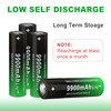 18650 3.7V Rechargeable Lithium Battery Flat Top 18650 Batteries Multifunctional