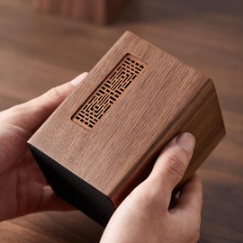 SuetNuy Wooden Desk Organiser, Square Pen Holder, Pen Holder, Children's Desk, Office Organiser, Pen Holder for Stationery