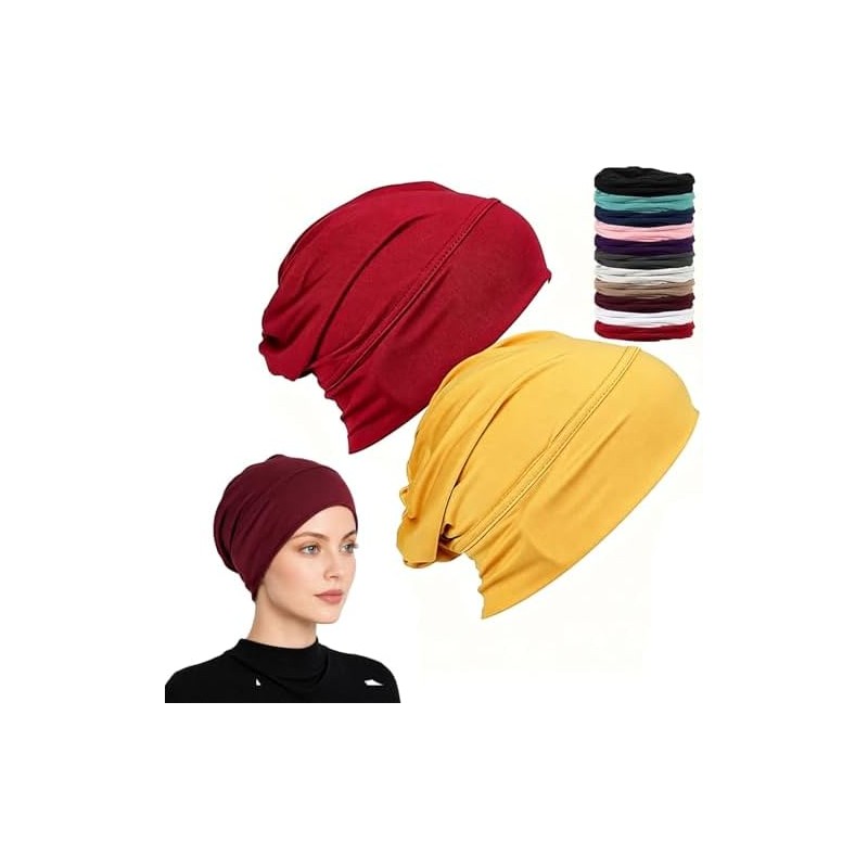 Soft Stretch Turban Cap for Women, Lightweight & Breathable Head