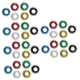 Healvian 36pcs Finger Massager Spiky Ring Fidget Toys Acupressure Ring Hand Stress Relief Toy for Add Autism