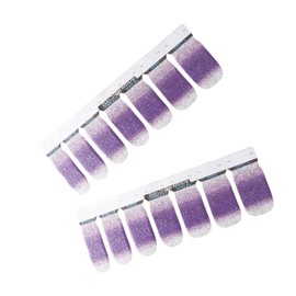 Minkissy 3 Pack Glitter Nail Stickers Nail Art Shiny Decals DIY Manicure Kit Great for Holiday Events