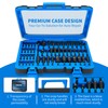 WIXOLBOR 74PC Magnetic Nut Driver Set, Metric/SAE for Impact Drivers