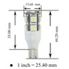 PA LED 2x T15 T10 W16W Wedge 13 SMD 5050