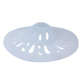 HUROYAMA Hair Catcher Translucent White Drain Garbage Catcher Bath Drain Net Hair Stopper Hair Catch