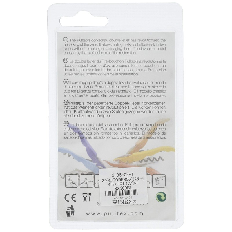 Pull Tap Light Euro Blue SX300BL
