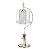 Ore International 715G-A Table Lamp with Crystal-Inspired Shade, 27" H,