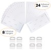 Puzcraft Puzzle Saver Adhesive Sheets (24 Sheets) Easiest Alternative to