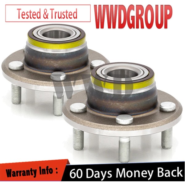 WWD 2x Front Wheel Bearing Hubs For Dodge 2006-14 Charger