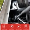 Utiiy Wheel Well Storage Bin Fit for 2018-2023 Jeep Wrangler