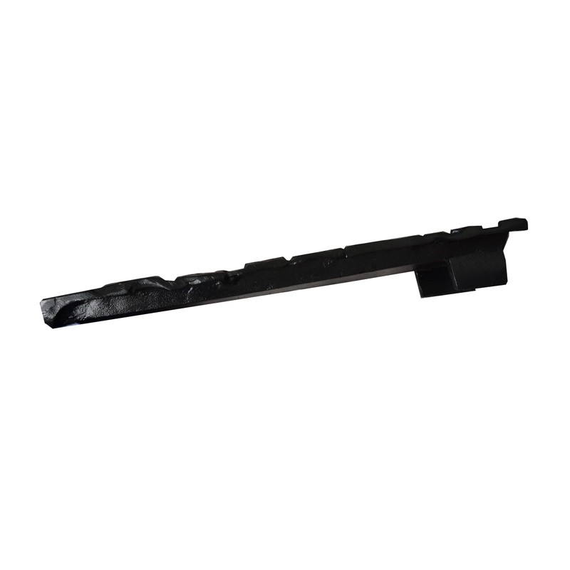 Black Slate Stone Rock Cast Aluminum Metal Downspout Gutter 24