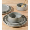 TheTerra Ceramic Dinnerware Sets for 4, 12 Pieces Porcelain Lightweight