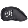 Craftsman Golf 1pc 60° Synthetic Leather Black Golf Wedge Covers