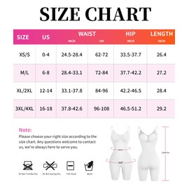 Gotoly Bodysuit Shapewear for Women Full Body Shaper Seamless Tummy Control Mid-Thigh Slimmer