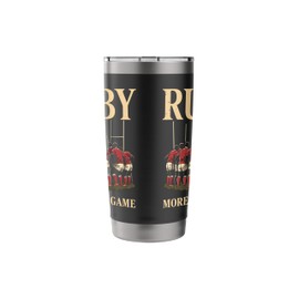 Rugby Fans Rugby Teams Players Supporters Passion Spirit Stainless Steel Insulated Tumbler