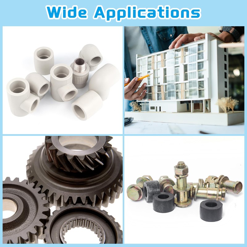 sourcing map ABS Plastic Rod Round Solid Bar 30 mm