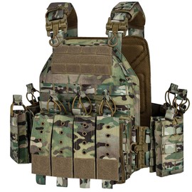 vAv YAKEDA Tactical Vest for Men Quick Release Outdoor Airsoft Vest Adjustable for Adults (CP2.0)