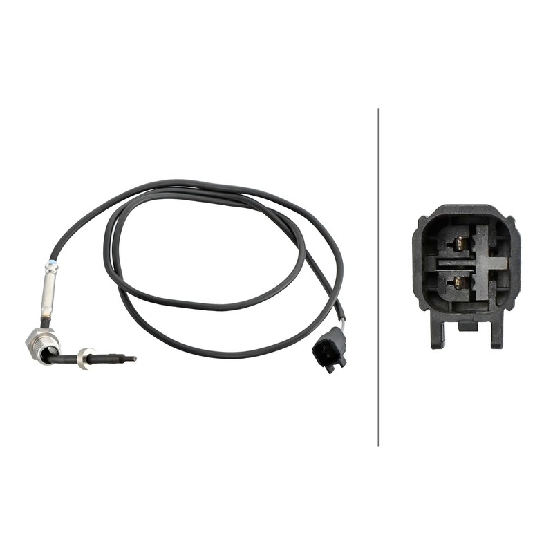 HELLA 6PT 358 181-751 Sensor, Exhaust Gas Temperature – 2-Pin