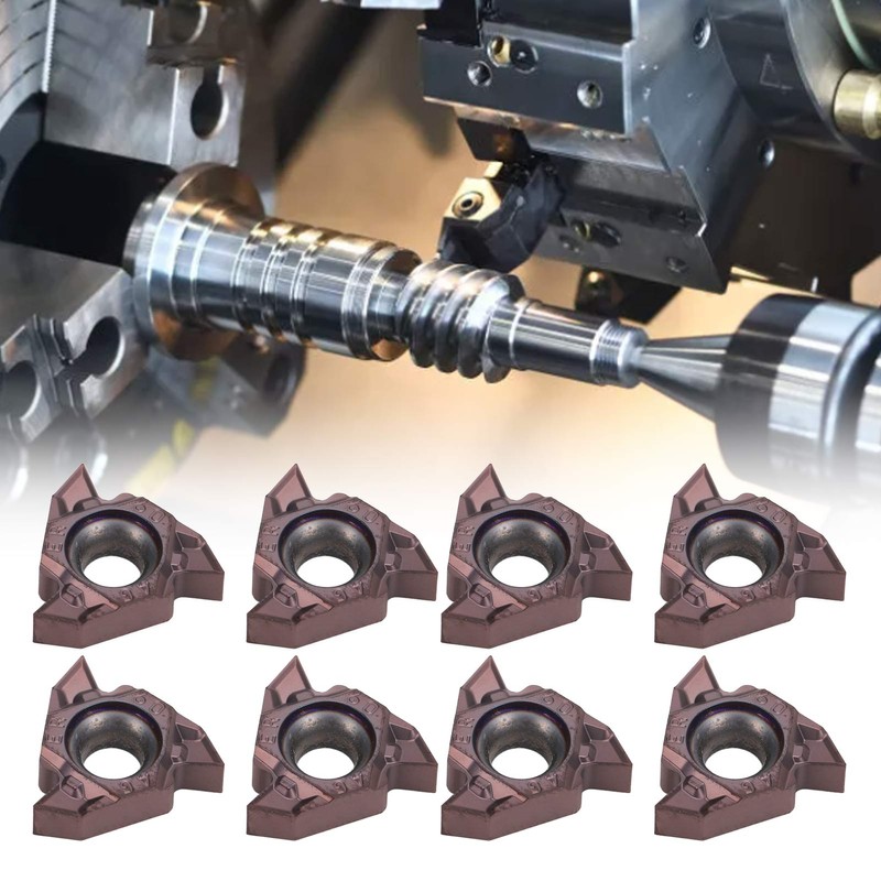 10Pcs Threading Inserts CNC Lathe Indexable Carbide Blade Turning Tool