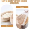 Non-Stick Liners Non Woven Dough Bowl Covers, 50Pcs Fabric Bread