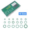 DIANN 270pcs O Ring Kit Rubber 18 Sizes O-Ring Car