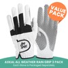 AXKAL Golf Gloves Men Extra Grip Anti Slip 2 Pack/