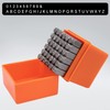 Metal Letter Punch Set 1/4 (6mm),36PC Steel Number and Letter
