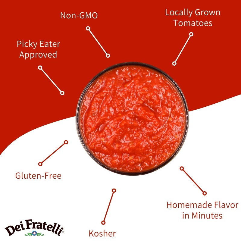 Dei Fratelli Simply Pizza Sauce - No Sugar Added (8