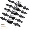 ESreake Drawer Dresser Knobs Pull Handles,Large Size Black Diamond Clear