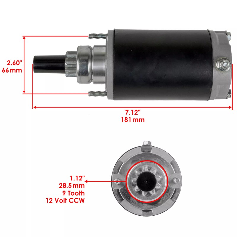 Kohler Starter for Kohler Engine M 18 Mv 16 17