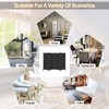 MAYOLIAH 4 Panel Room Divider Screen 6Ft Tall Foldable Privacy