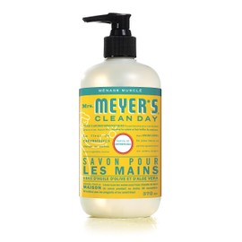 Mrs. Meyer's Clean Day Liquid Hand Soap, Honeysuckle, Cruelty Free and Biodegradable Hand Wash Made with Essential Oils, 370 ml Soap Pump Bottle