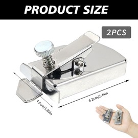 Pack of 2 Magnetic Seam Guide for Sewing Machines, Magnetic Seam Guide, Universal Magnetic Seam Guide, Sewing Accessories for Sewing Machine, Multifunctional Tool for Precise Sewing Work