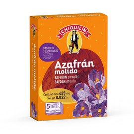 Pure Powdered Saffron Sachets, 5 count