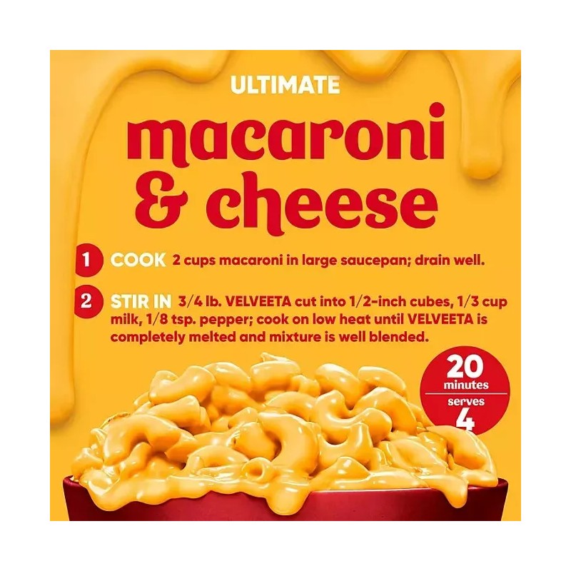 Velveeta Original Pasteurized Cheese Loaf 32 oz., 4 ct.